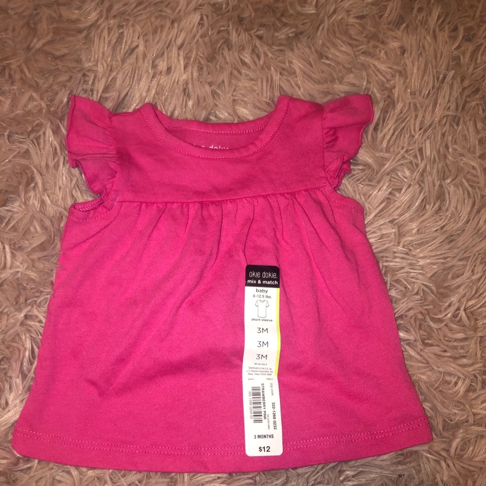Okie Dokie Pink Short Sleeve T-Shirt
